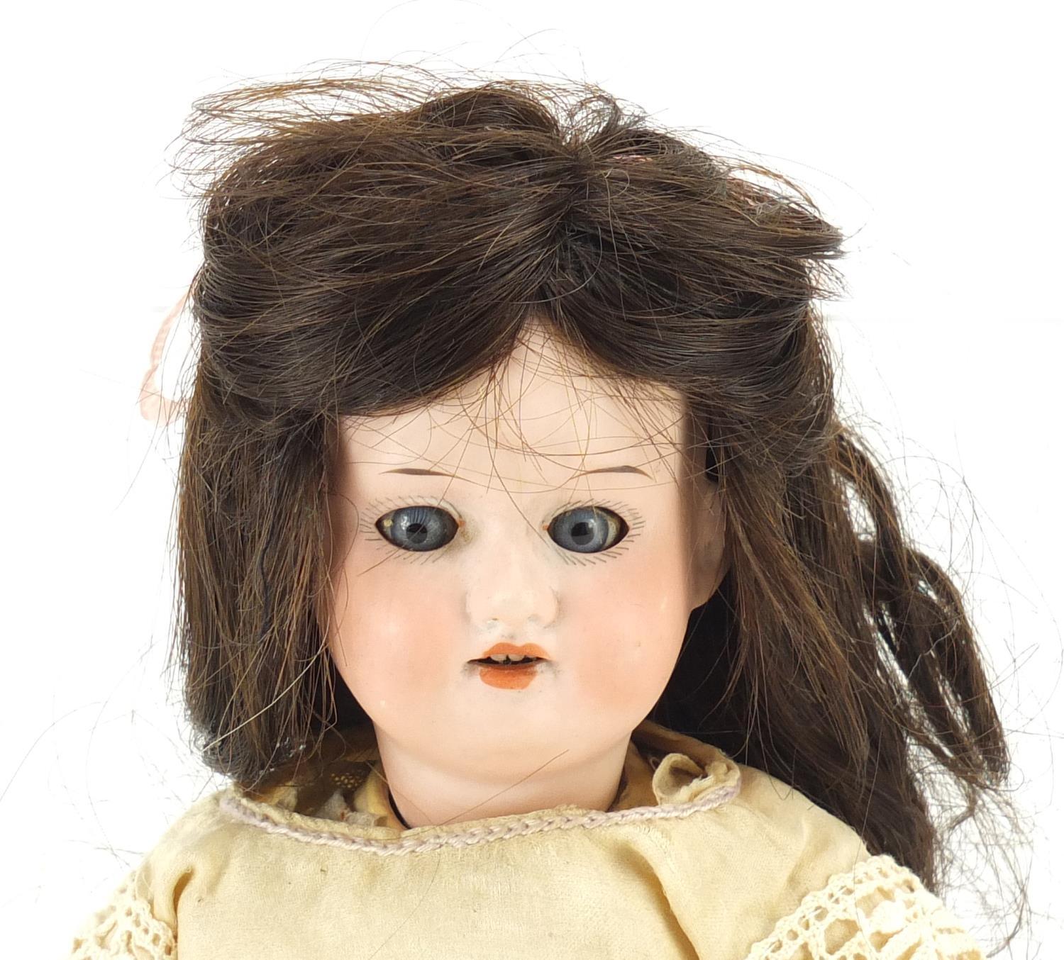 Miniature Armand Marseille bisque head doll with open/close eyes, 30cm high : For Further - Image 2 of 4