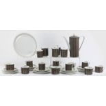 Arzberg thirty six piece coffee service, the coffee pot 24cm high : For Further Condition Reports