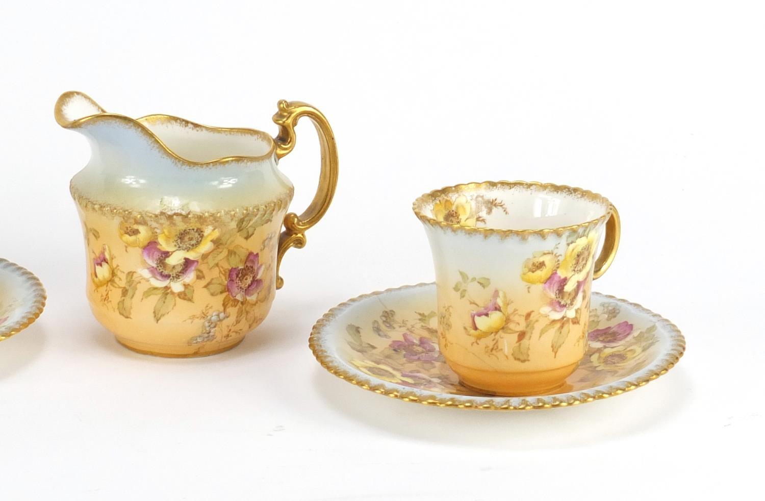 Aynsley hand painted part tea service, pattern number 11854 : For Further Condition Reports Please - Image 3 of 4