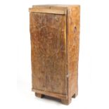 Naturalistic tree trunk hall cupboard, 135cm H x 55cm W x 46cm D : For Further Condition Reports