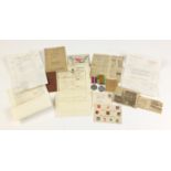 Two British Military World War II medals and ephemera including soldiers service pay book and