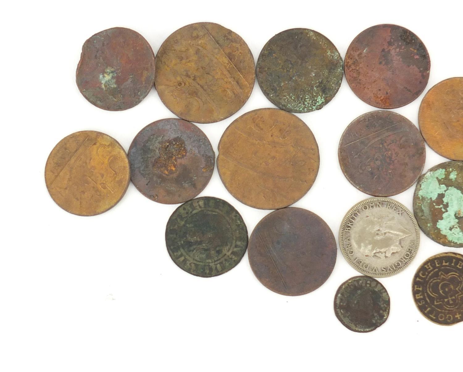 Antique British and World coins and tokens : For Further Condition Reports Please visit our - Image 2 of 3