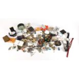 Costume jewellery including necklaces, earrings and brooches : For Further Condition Reports