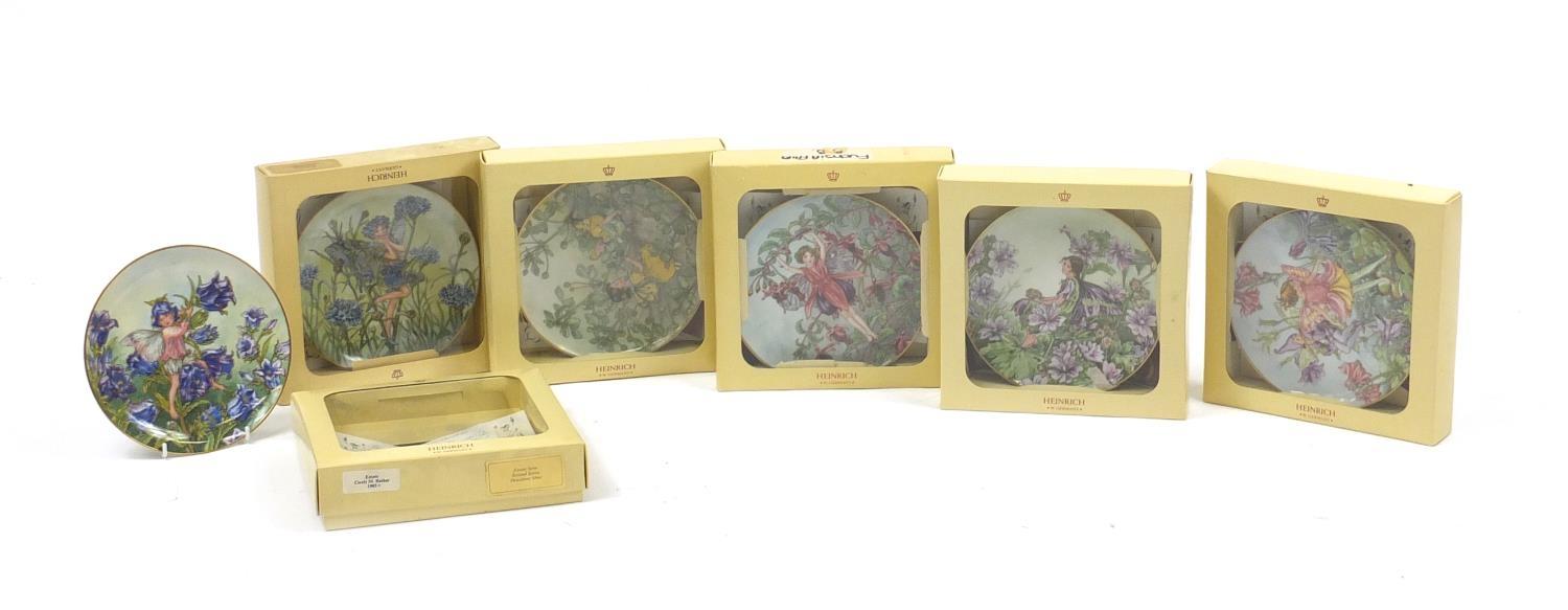 Six boxed Villeroy & Boch fairy collectors plates, 20cm in diameter : For Further Condition