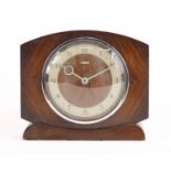 Art Deco Metamec mantel clock, 18cm wide : For Further Condition Reports Please visit our