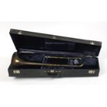 C G Conn Ltd Century brass trombone with fitted case : For Further Condition Reports Please visit