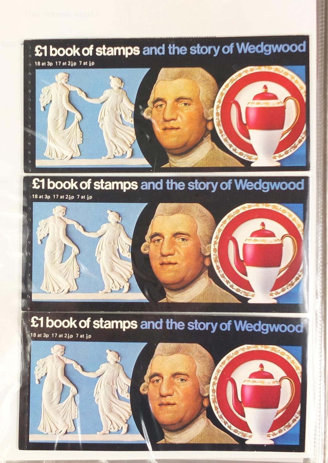 Stamp booklets including Royal Mail, GPO, Jersey and Guernsey arranged in an album : For Further