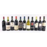 Eleven bottles of red wine including 2003 Legenda, Rioja and Los Rosales : For Further Condition