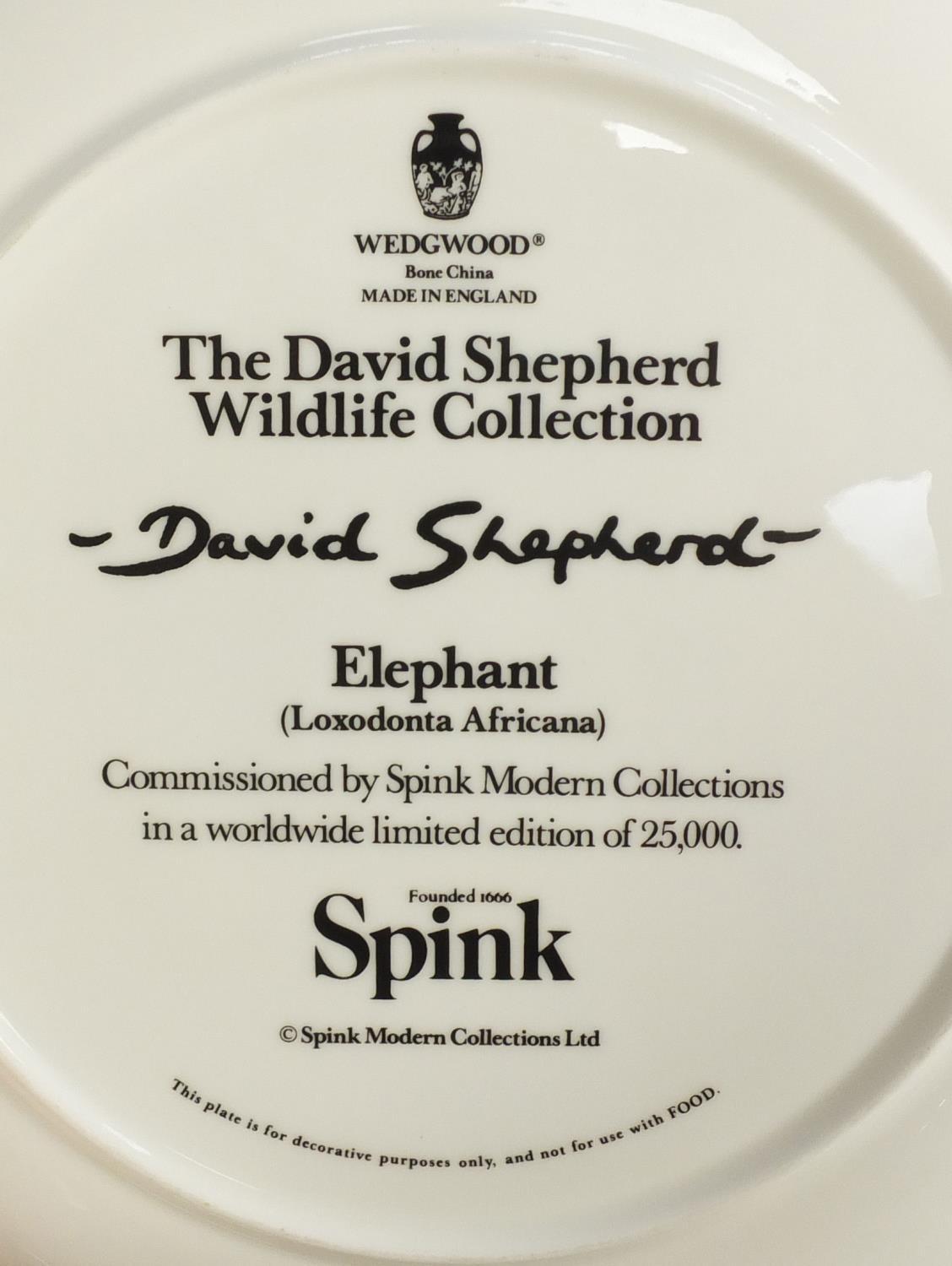 Wildlife collectors plates and animals including Wedgwood by Spink, David Shepherd collection : - Image 7 of 7