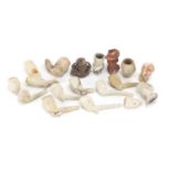 Collection of Victorian clay pipe : For Further Condition Reports Please visit our website - We