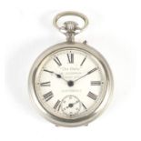 W Goodman The Daisy pocket watch, 5cm in diameter : For Further Condition Reports Please visit our