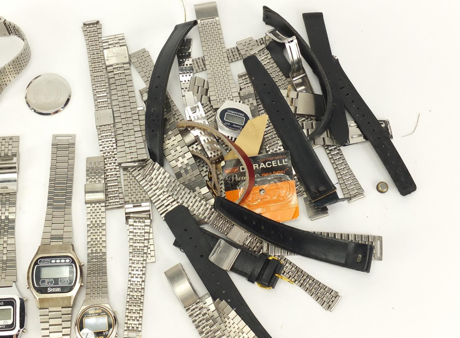 Vintage and later digital wristwatches including Auder, Shivas and Simda : For Further Condition - Image 3 of 5