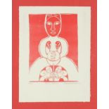 Roby S Kahukwa?- Mana Wahine, limited edition print numbered 20/100, framed, 38cm x 28.5cm : For