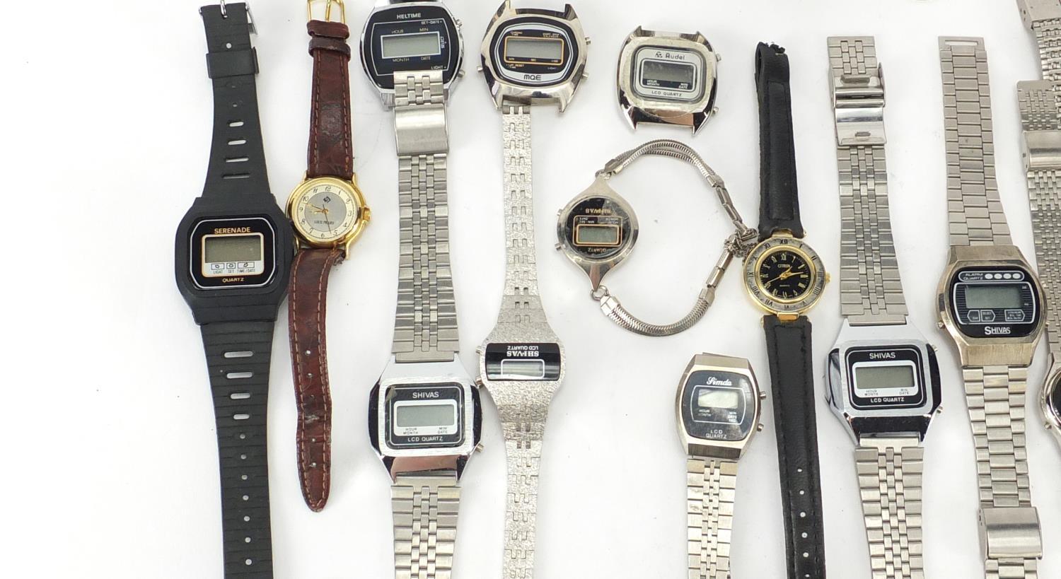 Vintage and later digital wristwatches including Auder, Shivas and Simda : For Further Condition - Image 4 of 5