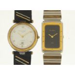 Two vintage wristwatches comprising Courreges and Pierre Cardin : For Further Condition Reports