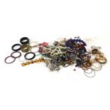 Costume jewellery mostly necklaces and bracelets : For Further Condition Reports Please visit our