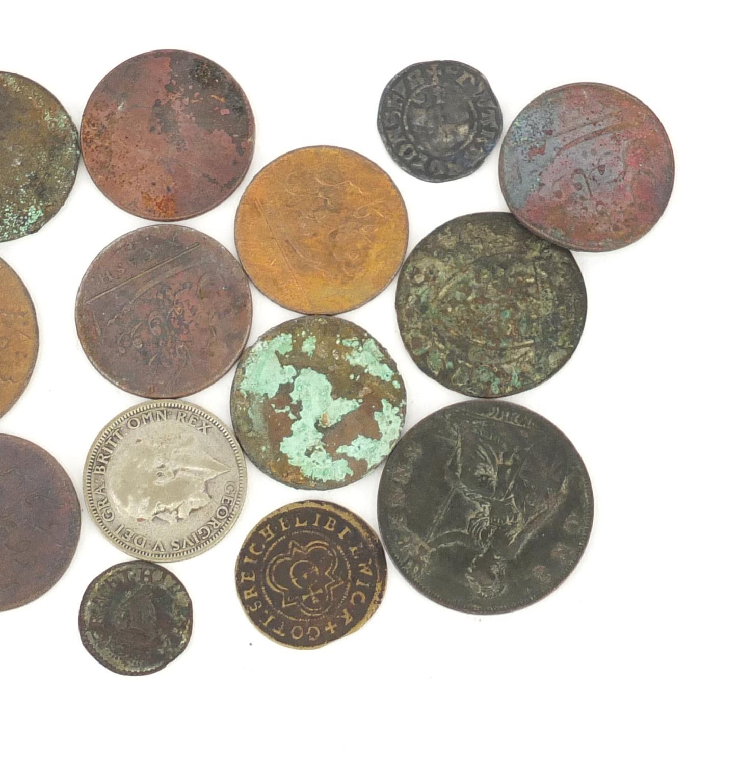 Antique British and World coins and tokens : For Further Condition Reports Please visit our - Image 3 of 3