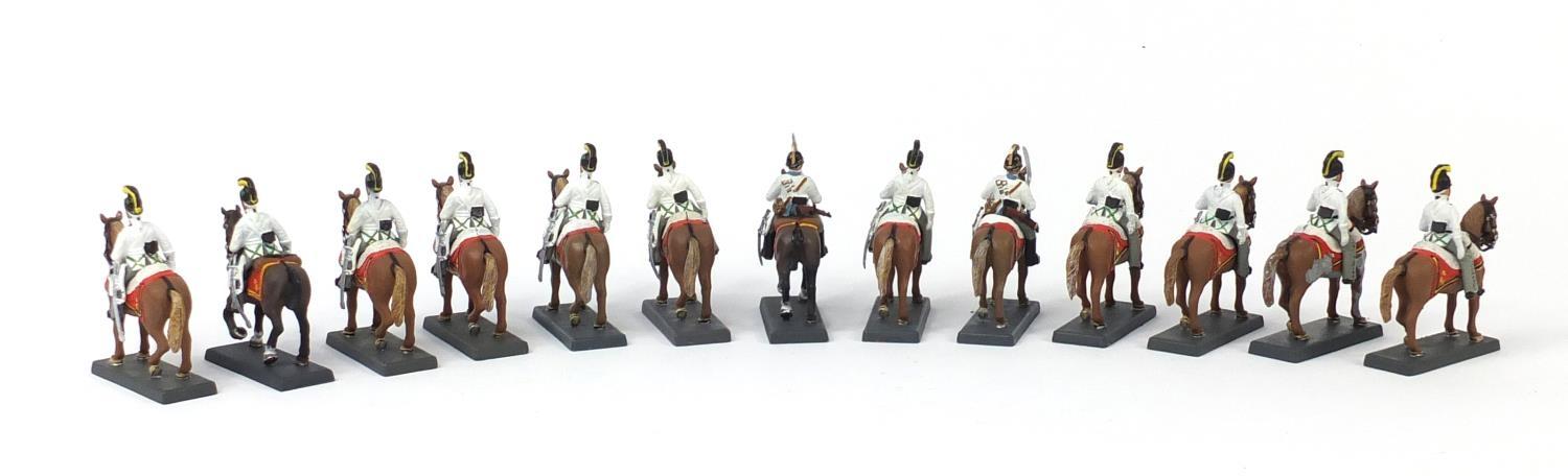 Group of hand painted lead Dea by Cassandra soldiers on horseback, 10cm high : For Further Condition - Image 4 of 6