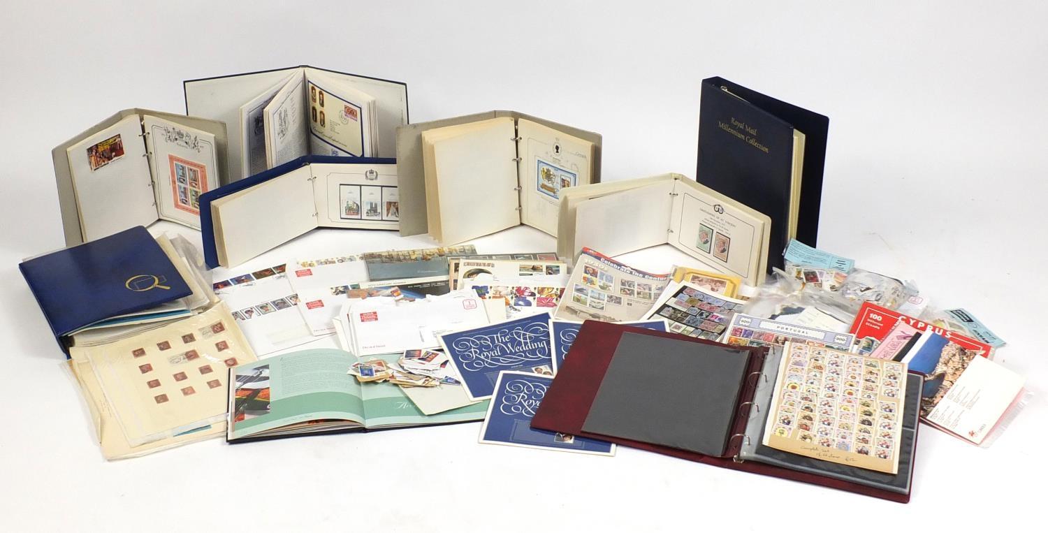 World stamps and first day covers, mostly arranged in albums : For Further Condition Reports