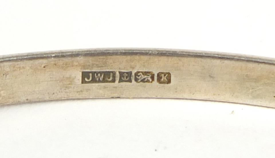 Five silver and white metal bangles, 65.5g : For Further Condition Reports Please visit our - Image 6 of 6