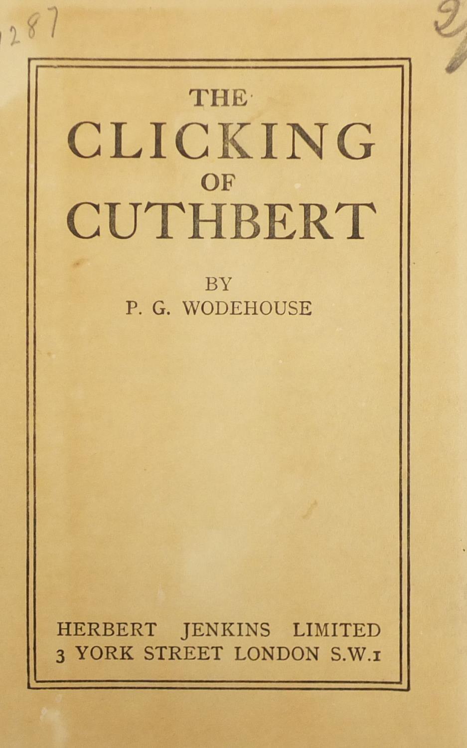 P G Wodehouse - Seven hardback editions, published by Herbert Jenkins including first editions : For - Image 2 of 3