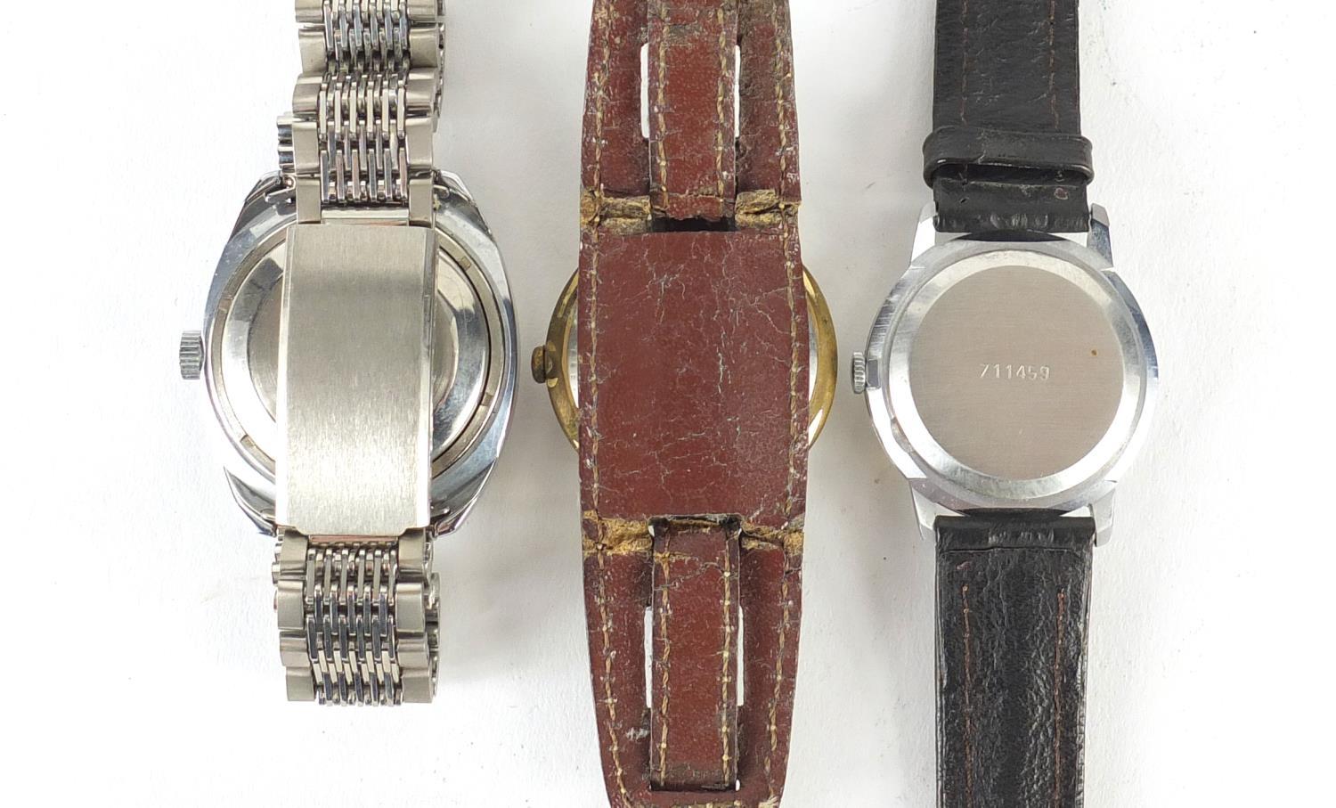 Three vintage Sekonda wristwatches : For Further Condition Reports Please visit our website - We - Image 3 of 4