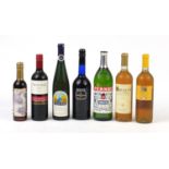 Seven bottles of alcohol including Pernod, Harveys Bristol Cream and red wine : For Further