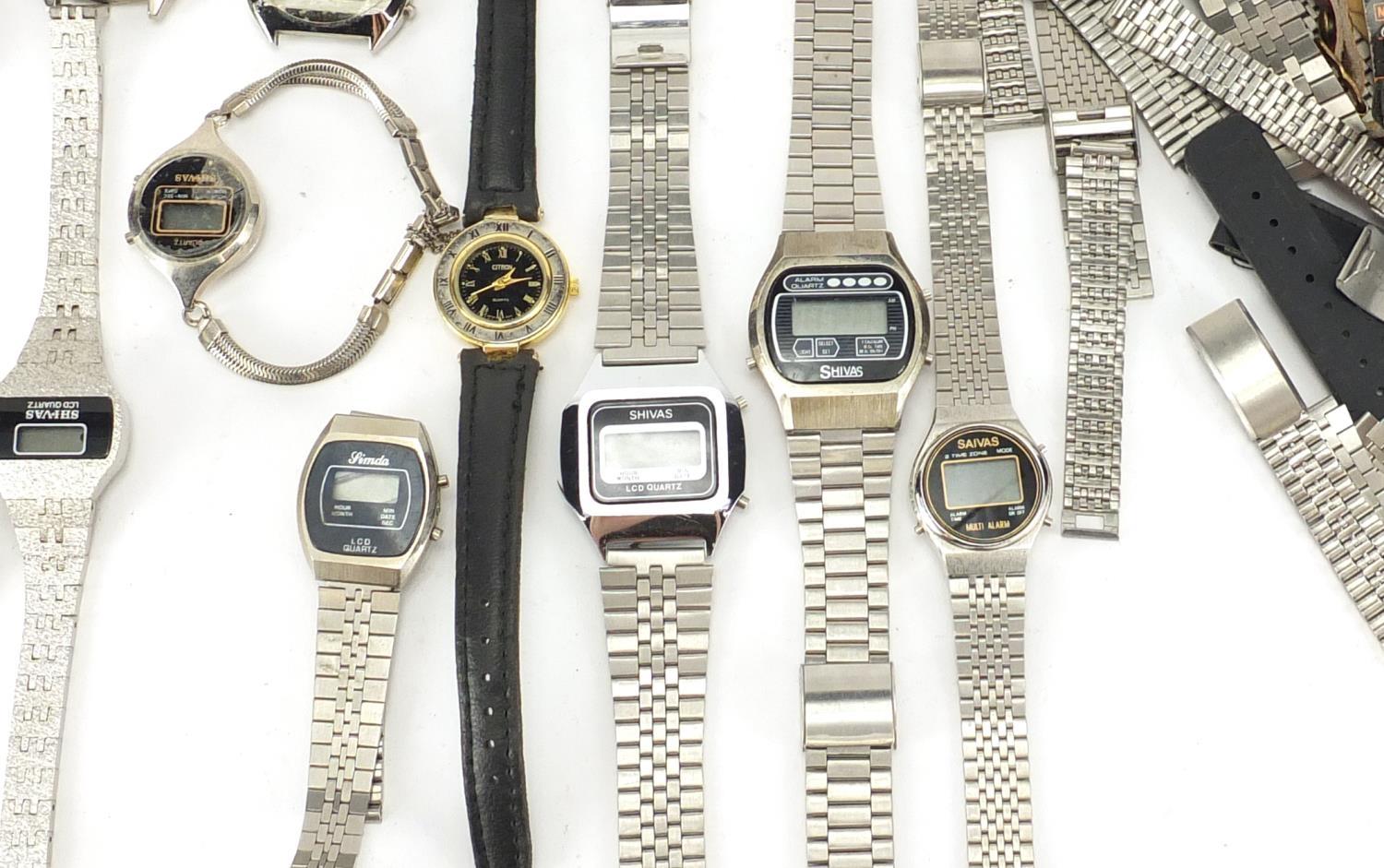Vintage and later digital wristwatches including Auder, Shivas and Simda : For Further Condition - Image 5 of 5