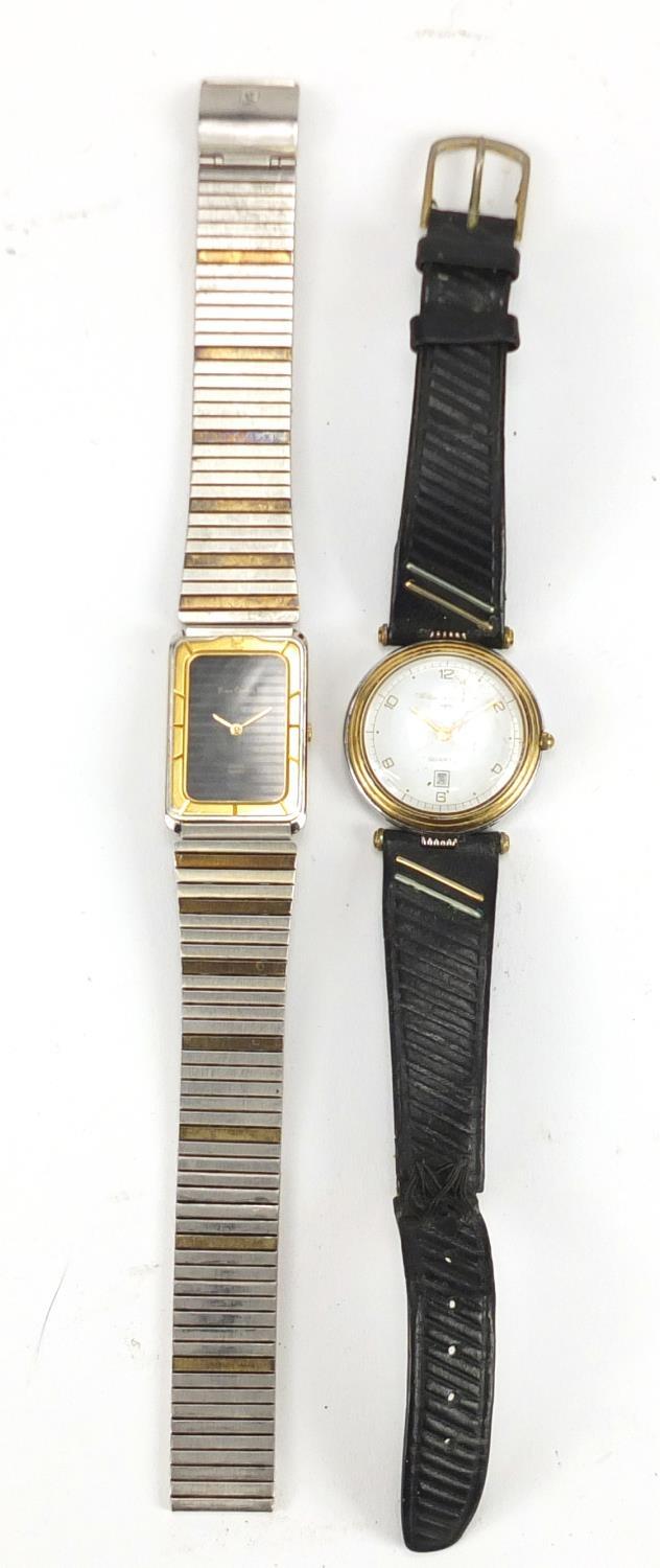 Two vintage wristwatches comprising Courreges and Pierre Cardin : For Further Condition Reports - Image 7 of 7