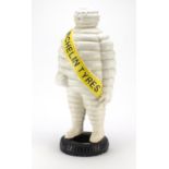 Large cast iron Michelin Tyres advertising figure, 58cm high : For Further Condition Reports Visit