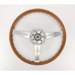 Vintage Les Leston 16inch steering wheel : For Further Condition Reports Visit Our Website: