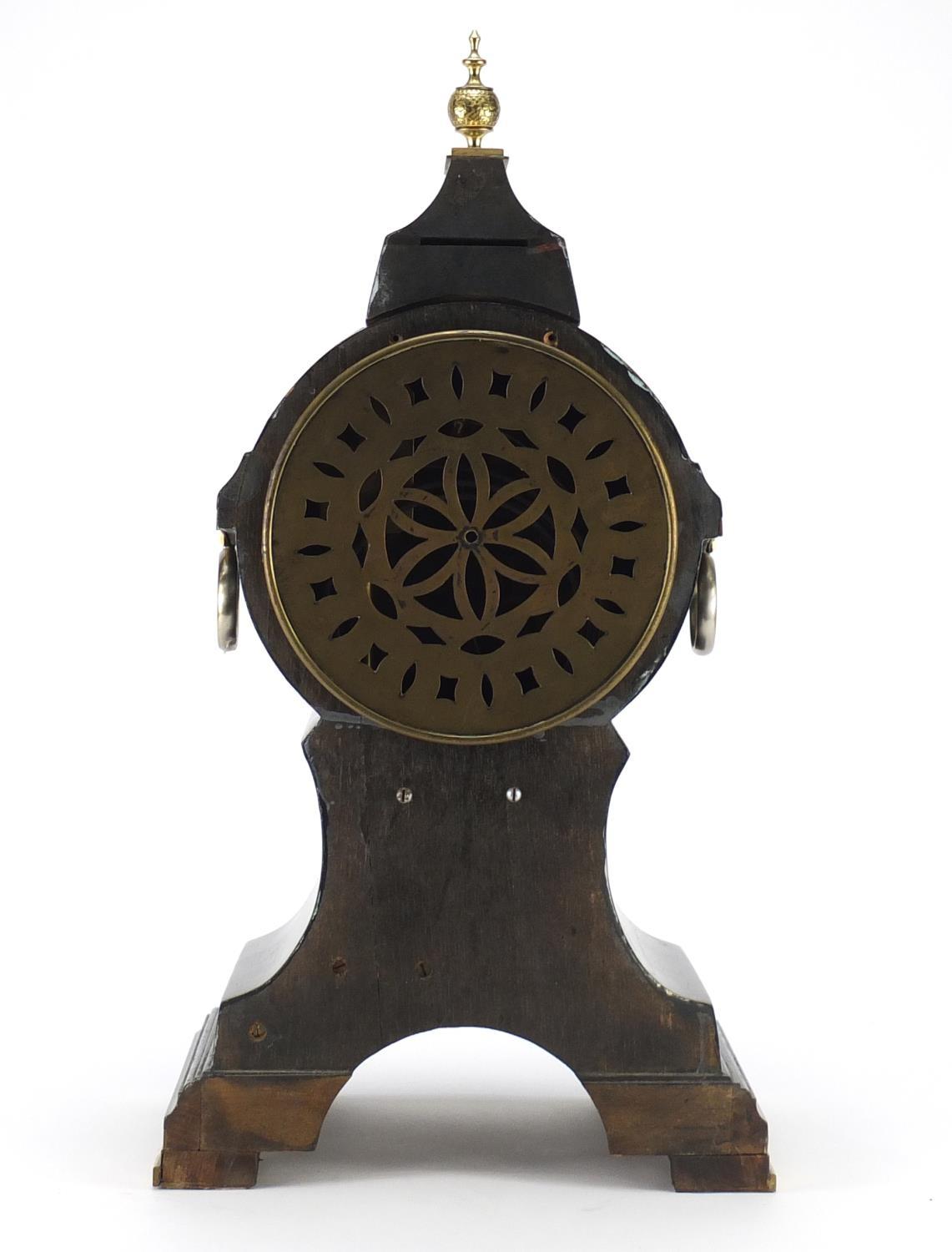 Ebonised bracket clock, the dial inscribed Hull of Paris and with Roman numerals, 51cm high : For - Image 3 of 6