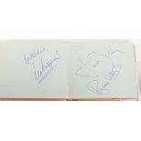 AUTOGRAPH BOOKS - THE SHADOWS, FRANK IFIELD ETC