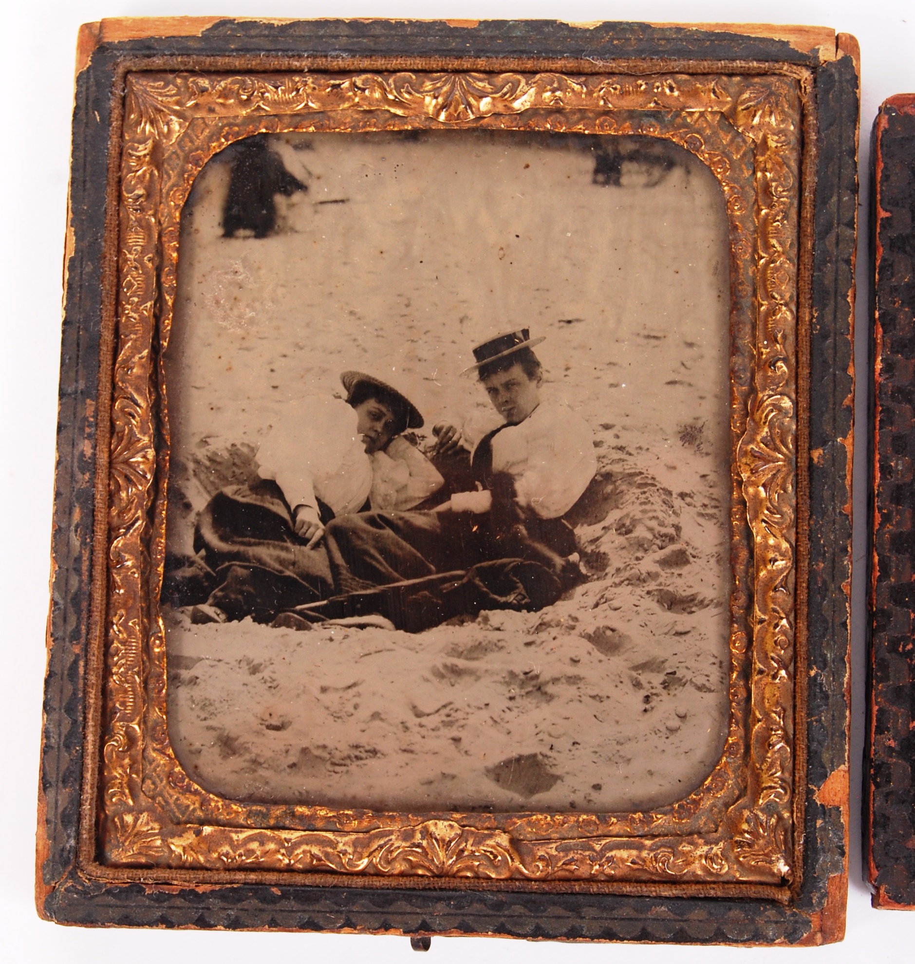 RARE 19TH CENTURY AMERICAN AMBROTYPE PHOTOGRAPHS - Image 2 of 3