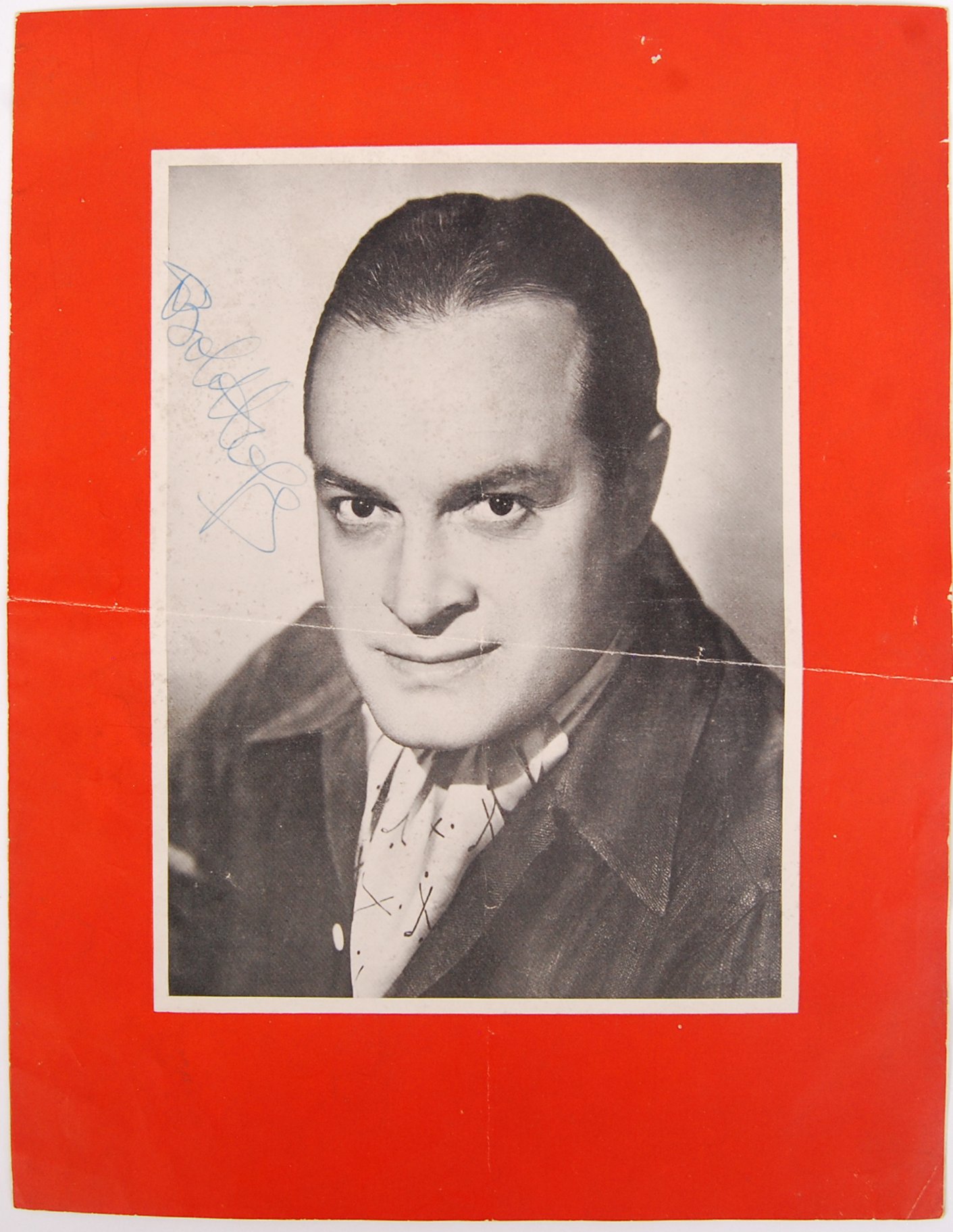 BOB HOPE - CONCERT TOUR - AUTOGRAPHED PROGRAMME