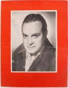 BOB HOPE - CONCERT TOUR - AUTOGRAPHED PROGRAMME