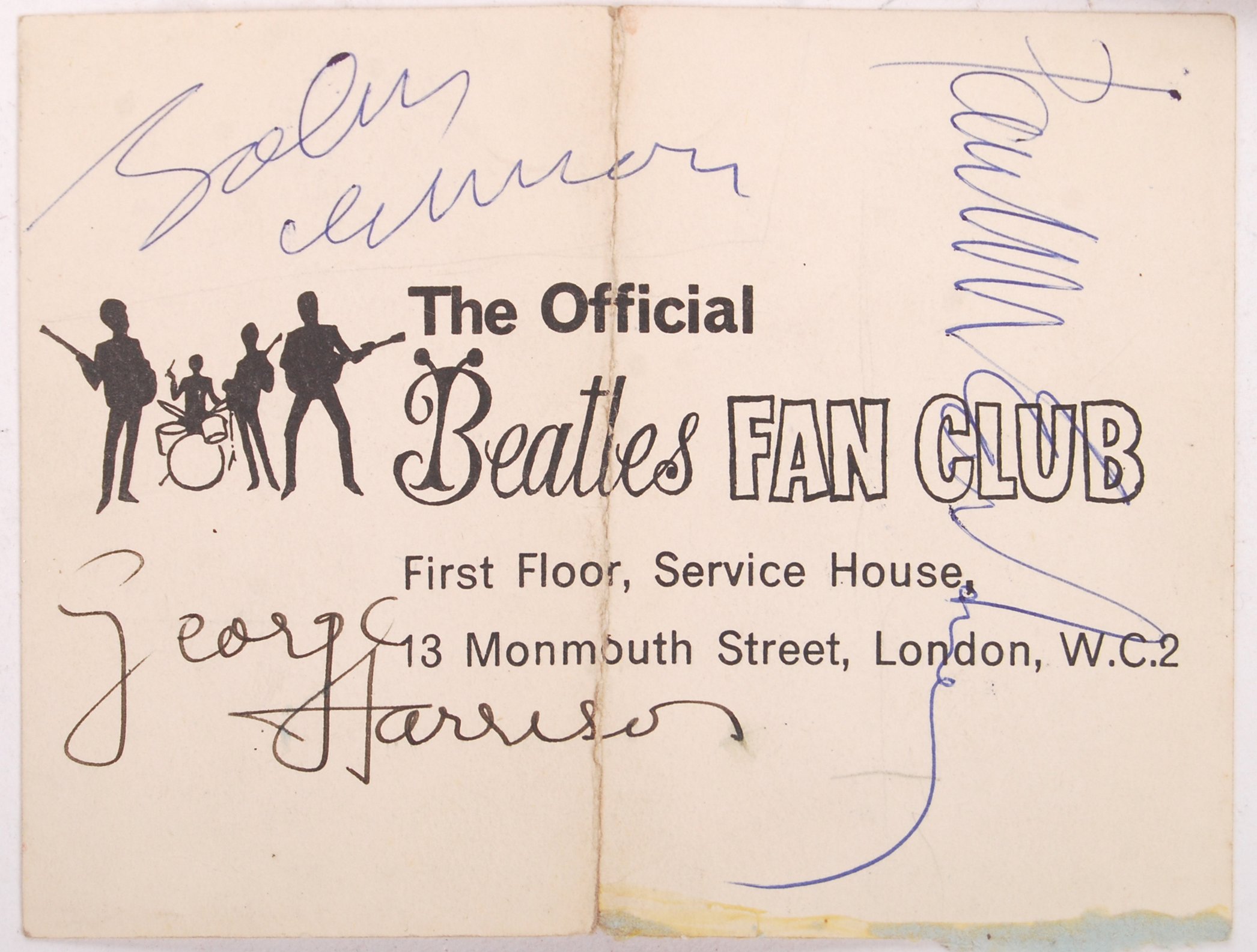 INCREDIBLY RARE PERSONAL BEATLES AUTOGRAPH COLLECT - Image 2 of 12