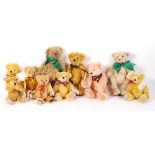 DEAN'S RAG BOOK COMPANY ASSORTED COLLECTOR'S CLUB TEDDY BEARS