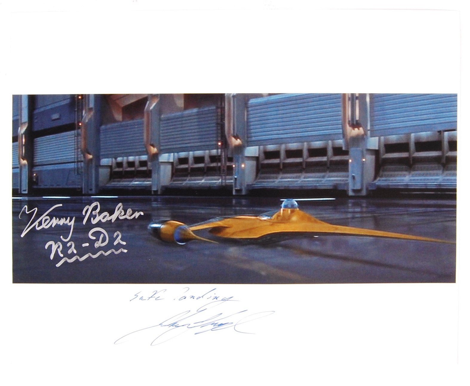 STAR WARS - JAKE LLOYD & KENNY BAKER - AUTOGRAPHED