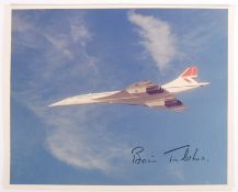 BRIAN TRUBSHAW - CONCORDE TEST PILOT - AUTOGRAPHED