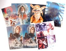 STAR WARS - SELECTION OF AUTOGRAPHED PHOTOGRAPHS