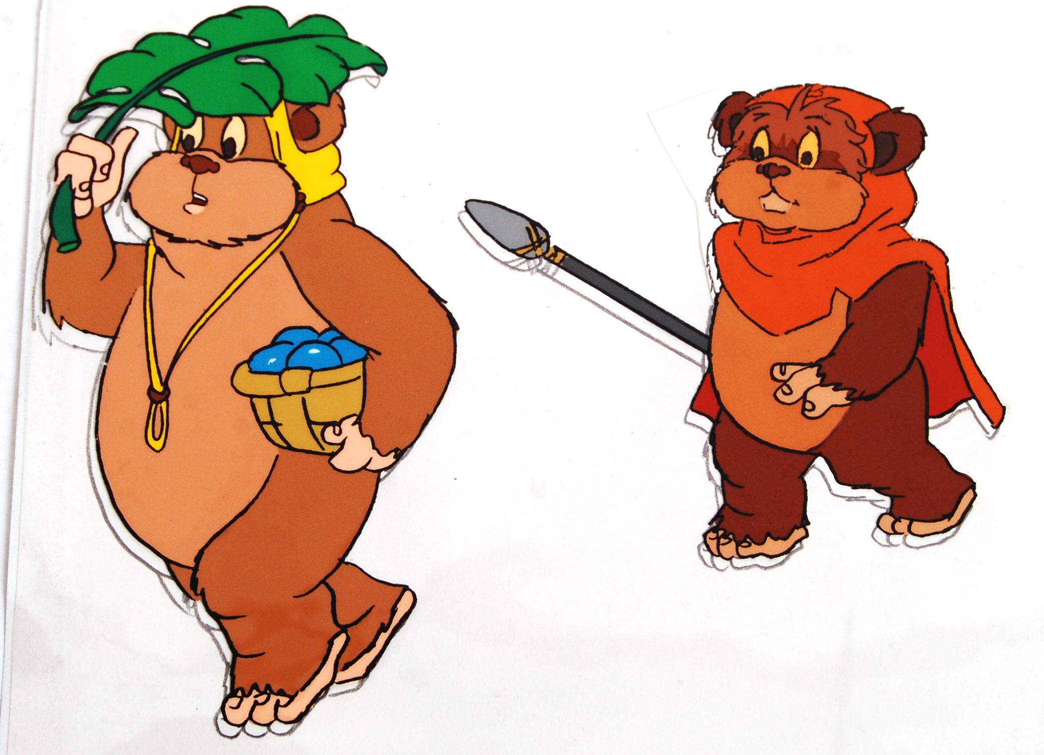 STAR WARS ' EWOKS ' ORIGINAL ANIMATION CEL - Image 2 of 3