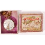 CHARMING ANTIQUE CHILD'S NOVELTY 1878 EXPOSITION POCKET WATCH