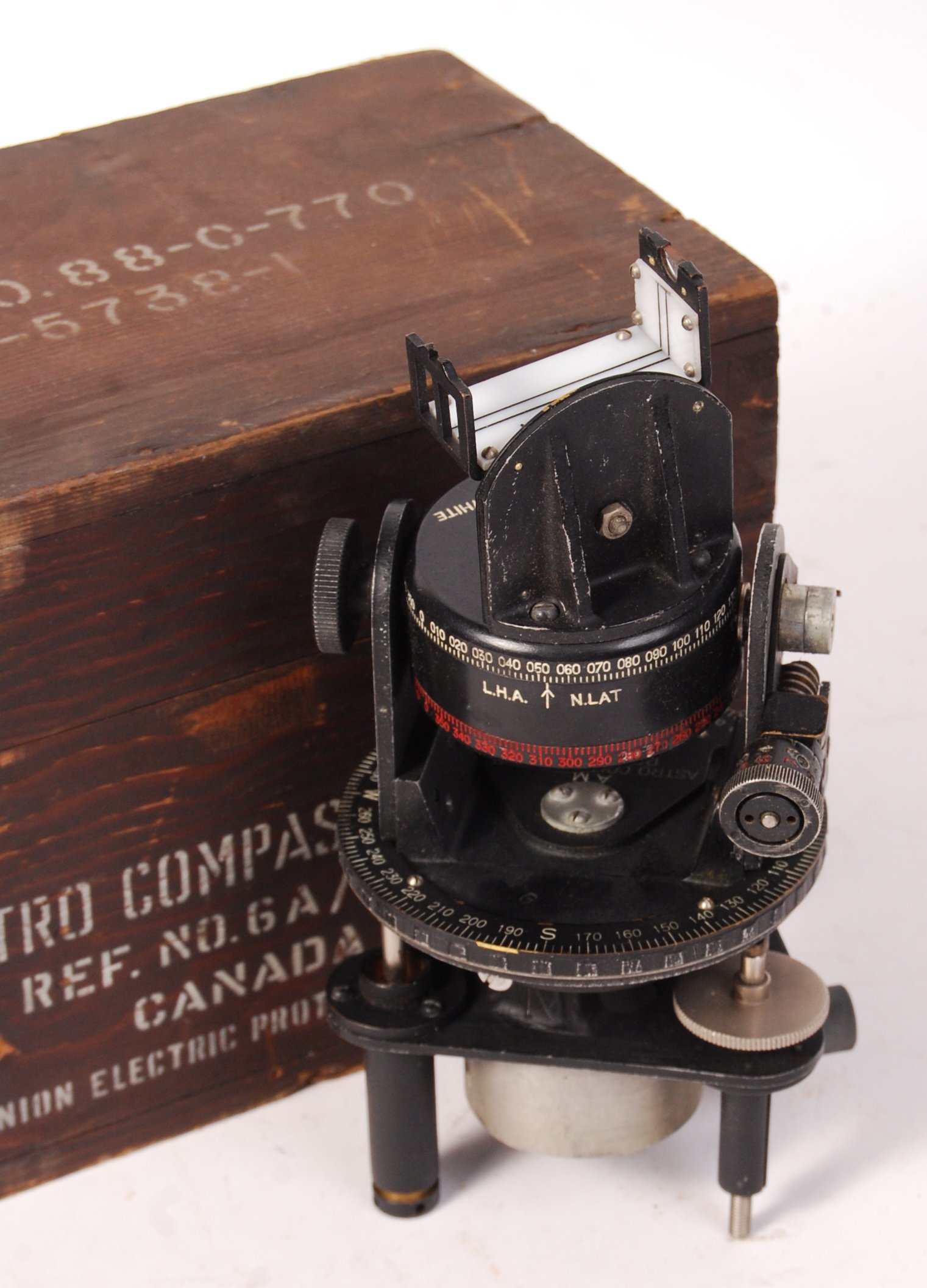 RARE WWII SECOND WORLD WAR ASTRO COMPASS MKII - Image 3 of 5