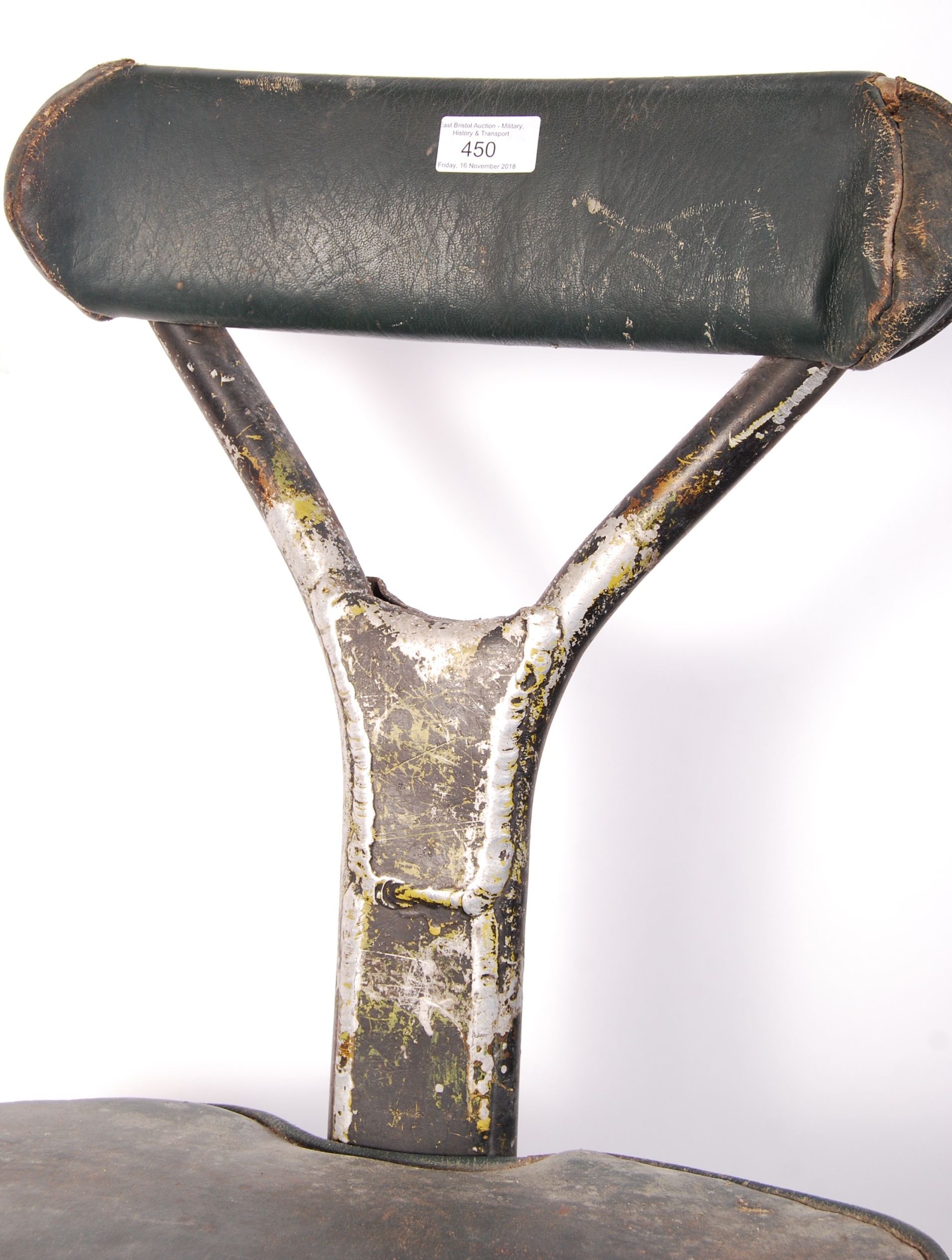 INCREDIBLY RARE ORIGINAL AVRO LINCOLN CREW SEAT - Image 5 of 8