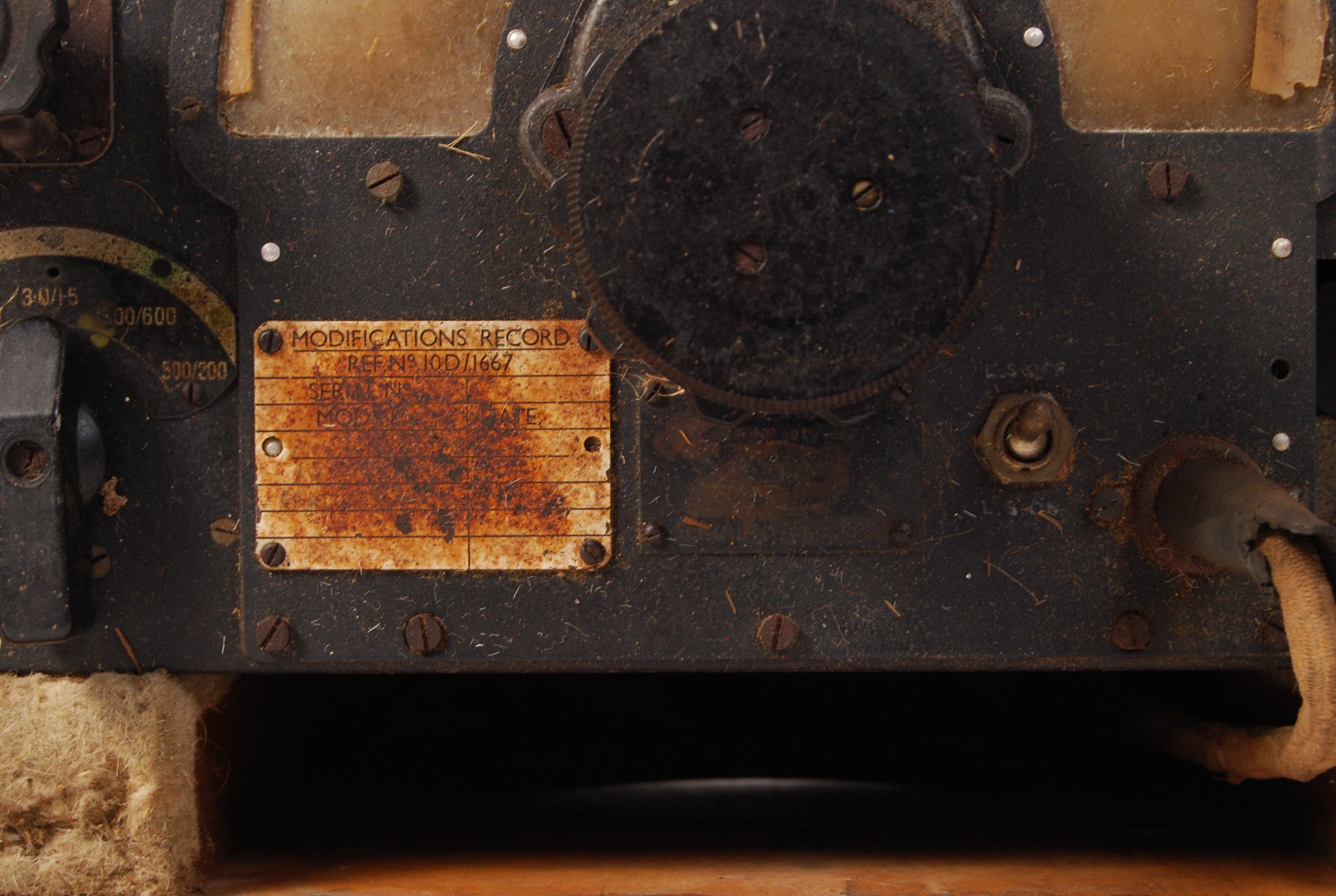 ORIGINAL LANCASTER WIRELESS OPERATOR'S RADIO WIREL - Image 3 of 4