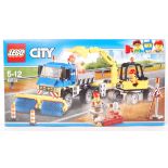 LEGO CITY SET NO. 60152 CITY SWEEPER AND EXCAVATOR