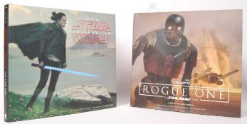 PAIR OF STAR WARS / ROGUE ONE ARTWORK BOOKS