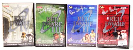 RED DWARF SERIES 1-4 AUTOGRAPHED DVD COLLECTION