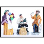 A collection of 3 Royal Doulton ceramic figurines